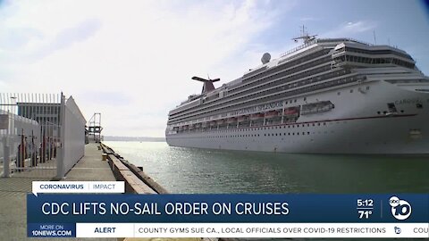 CDC lifts no-sail order on cruises