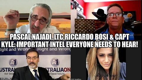 Pascal Najadi & Riccardo Bosi & Capt Kyle: Important Intel Everyone Needs to Hear!!! "Yes, I am President John F. Kennedy JFK, I am 'Q' and I am the #STORM" - I'M POSSIBLE