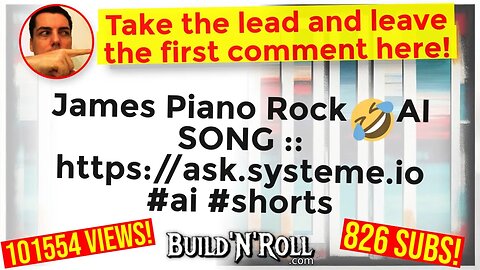 James Piano Rock 🤣 AI SONG :: https://ask.systeme.io #ai #shorts