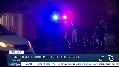 Young child struck by truck, killed in Oceanside neighborhood