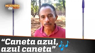 Com vocês, o grande sucesso da internet: “Caneta Azul”