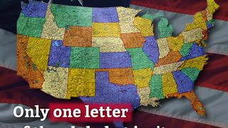 Can You Guess the Letter Not in Any State Names?