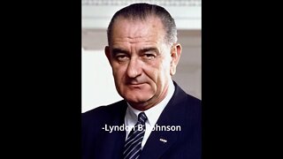 Lyndon B. Johnson Quotes - If one morning I walked on top of water...