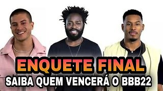 Enquete aponta DISPUTA? Quem será CAMPEÃO? #arthuraguiar #bbbhoje #pauloandré #bbb22 #arrhurcampeão