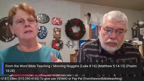 From the Word Bible Teaching / Morning Nuggets (12/27/22)