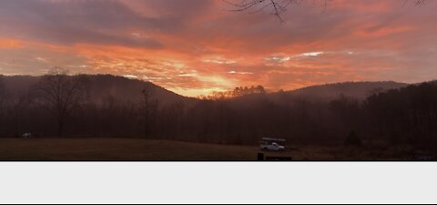 Beautiful sunrise in Alabama
