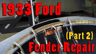 33 Ford Fender repair (Part 2): Forensic Files