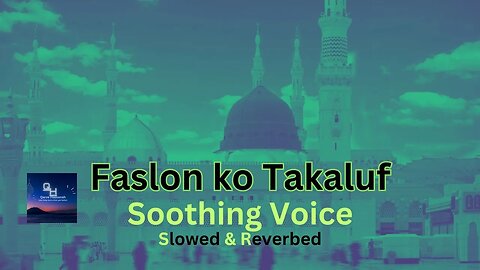 Faslon ko Takaluf Slow + Reverb #allah #naat #yanabi #muhammed #madinah #nabi #islam #naatreverb