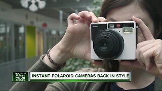 Instant Polaroid cameras back in style