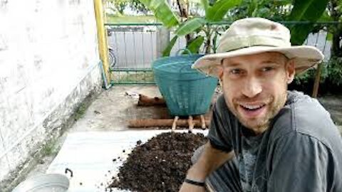 18 Day Tropical Hot Compost Method—Day 12 5th Flip