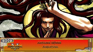 Samurai Shodown V: Perfect - Arcade Mode: Amakusa