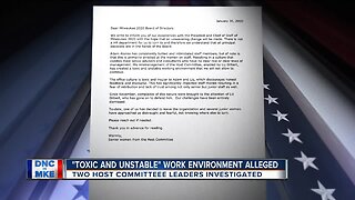 Anonymous letter about DNC host committee leaders condemns 'toxic' office culture