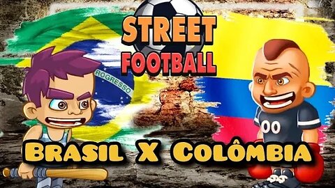 Street Football: Brasil x Colômbia, Narração Silvio Luiz 😄