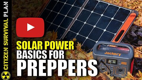 Grid Down Power Basics for Preppers ☀️🔋