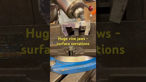 Huge vise jaws - surface serrations #cncmachinist #machining #diy #cncmachining #machine #cnc