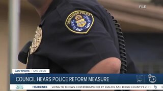 council hear police reform measure