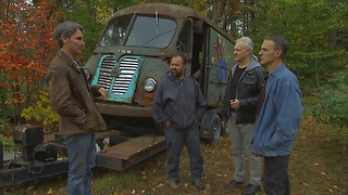 Abandoned Aerosmith tour van