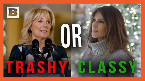 Trash V Class! Comparing Jill's Fever Dream White House Christmas to Melania's