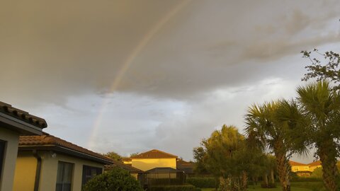 Sunset Rainbow In Paradise (Widescreen Version) #4K