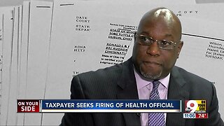Taxpayer lawsuit demands firing of Cincinnati Health Department official