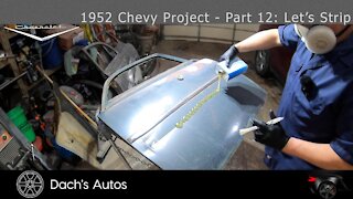 1952 Chevy Styleline Deluxe Rebuild: Part 12 - Let's Get Stripped [doors]