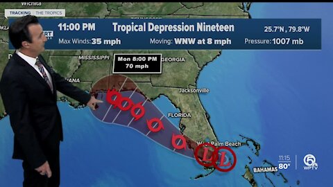 Tropical Depression 19 forms