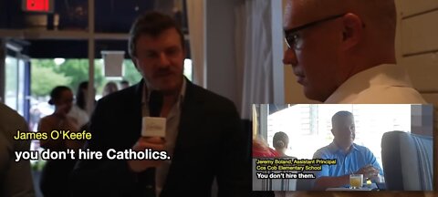 Police Threaten James O'Keefe when Questioning Asst. Principal Boland Refusing to Hire Catholics