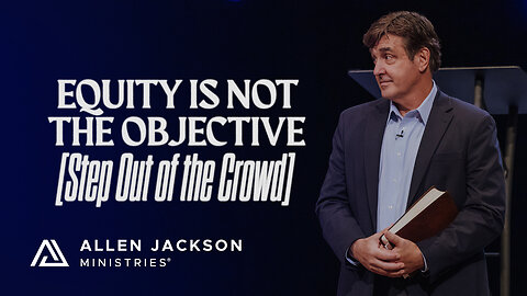 Step Out of the Crowd - Equity is Not the Objective