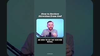 How to receive direction from God