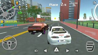 City Rally In Car Simulator 2❤️✨️ | Toyota Supra AndroidGaming2.0