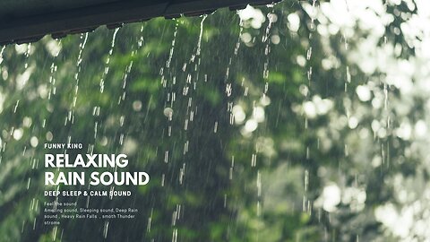 Rain sounds for Sleeping | Deep Sleep Instantly | Relaxing Rain Sounds | Calm Rain sounds | Rain