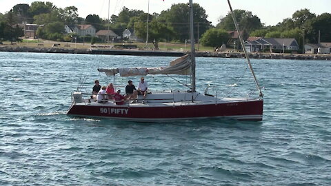 50 / Fifty Sail Boat Light Cruise Up To Lake Huron