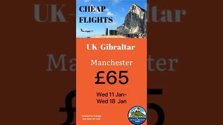 UK to Gibraltar-Flight Deals; Direct Route