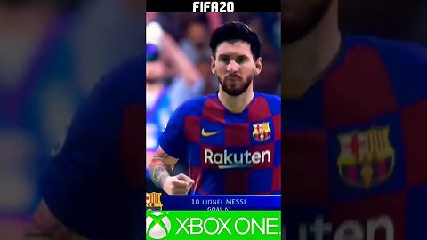 Lionel Messi Goal & Celebration - FIFA 20 Xbox One #shorts