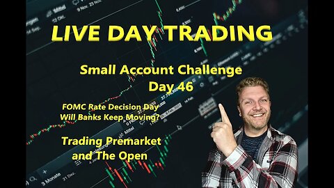 LIVE DAY TRADING | $2.5k Small Account Challenge - Day 46 | Trading Pre-Market and The Open |