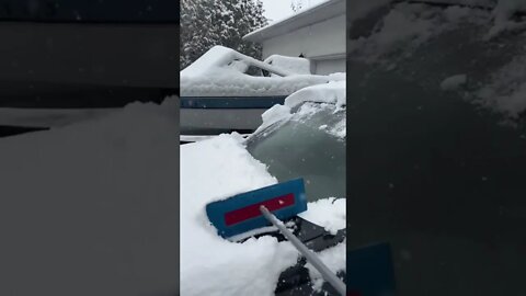 This is How NOT to Clean Snow Off Your Van!!! #shorts #subscribe #viral #viralvideo #howto #fails