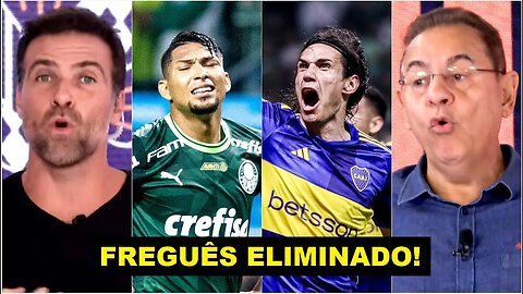 "É IMPRESSIONANTE! É a 4ª VEZ que o Palmeiras é ELIMINADO pelo Boca na Libertadores! Isso é..."