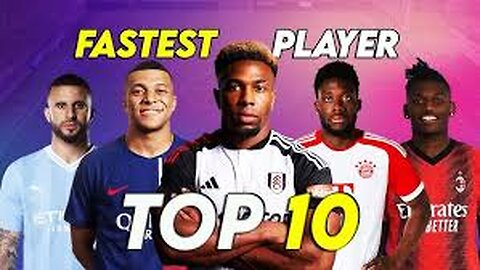 Top 10 Fastest Footballers In The World