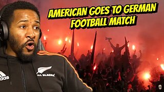 AMERICAN REACTS TO MY FIRST GERMAN SOCCER GAME *INSANE* (with @ItsCONNERSully)