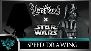 Speed Drawing: Star Wars - Darth Vader | Mobébuds Style