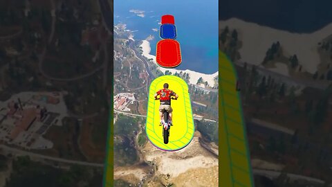 THE MOST INSANE STUNTS ON MOUNT CHILIAD - GTA 5! #shorts #gta5 #shortsfeed | TECHNO GAMERZ GTA 5