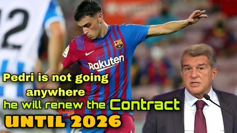 Pedri to extend contract with Barcelona