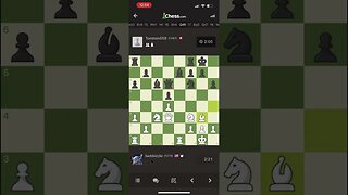 High 1300 Level Chess Player Buckles Under Pressure #shorts #chess