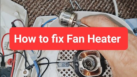 How to repair room fan heater at home