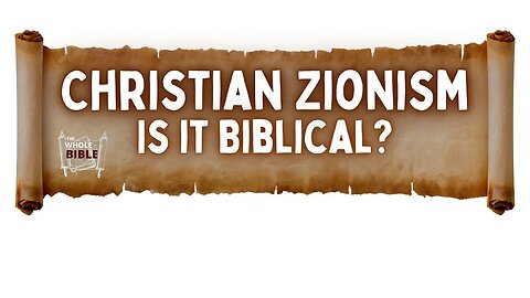 Christian Zionism: What God's Word Says About It