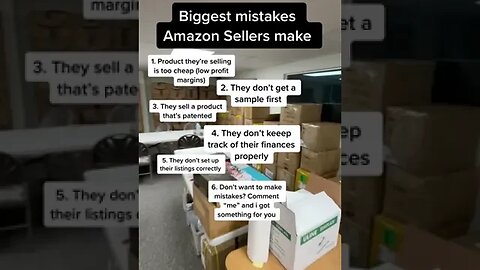 Biggest mistakes Amazon Sellers make