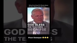 A WARNING FROM DOUG FORD ABOUT TRUDEAU...