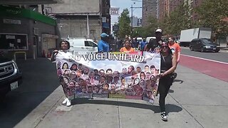 The My Voice, My Power Youth Peace Walk from @BronxDAClark to Courtlandt and 157th no voice unheard