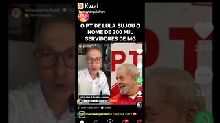 URGENTE - Governador Zema diz que PT de Lula Sujou o nome de 200 mil servidores de MG