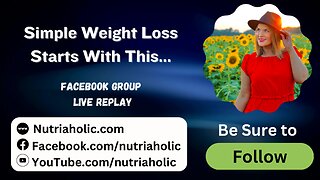 Simple Weight Loss Starts With This... Live Replay